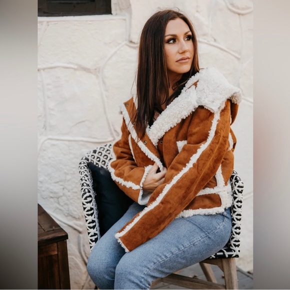 NWT Free People Vegan Exchange Shearling Jacket - S, M & L - Picture 7 of 10